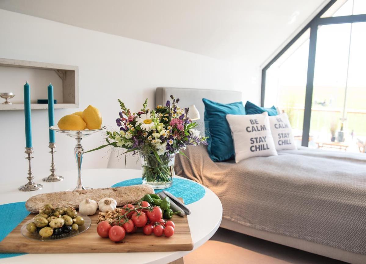 Kleine Krabbe Apartment Busum Bagian luar foto